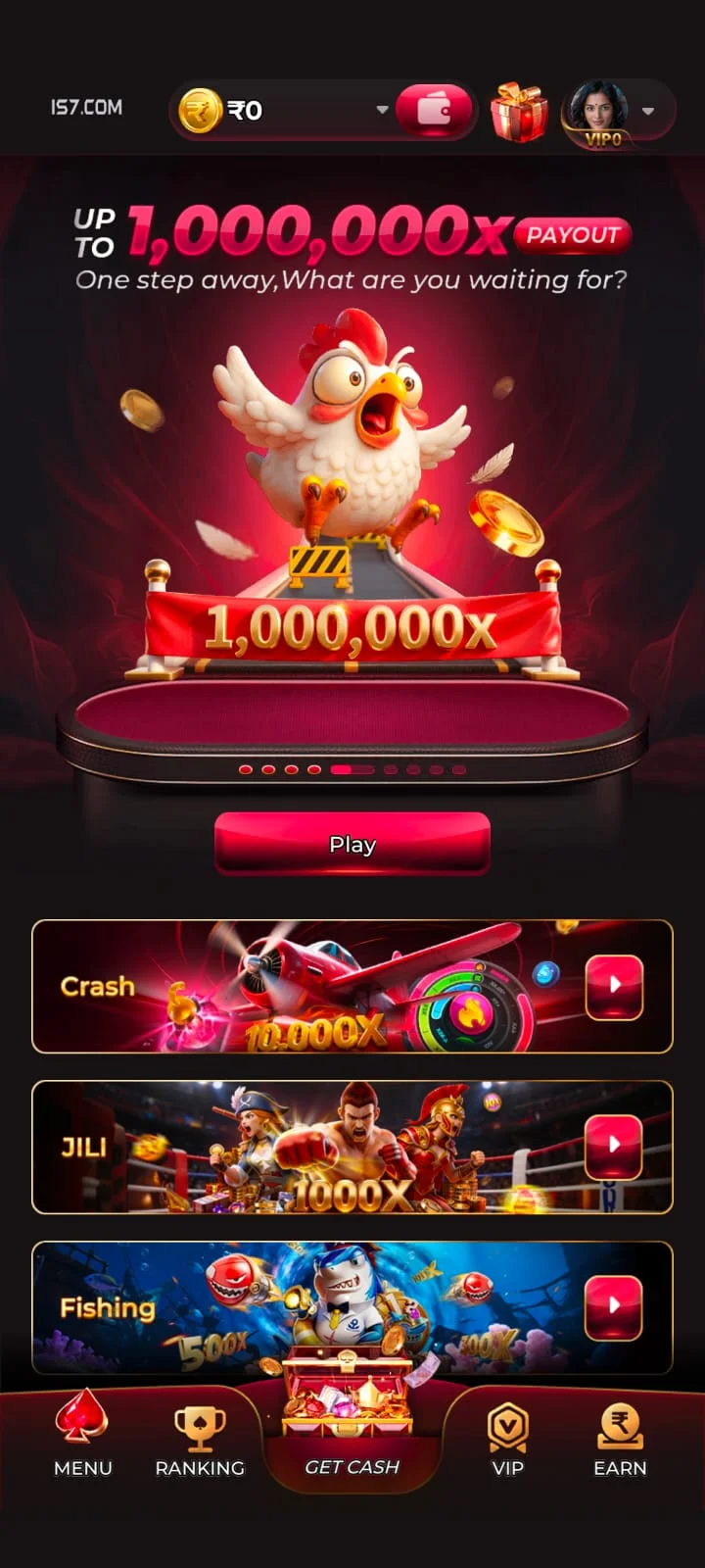 IS7 app card game tables including Teen Patti